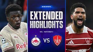 Salzburg vs. Brest: Extended Highlights | UCL League Phase MD 2 | CBS Sports Golazo