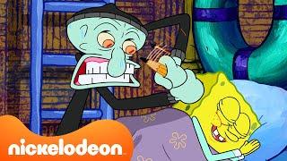 Bob Esponja | ¡Calamardo intenta BORRAR los recuerdos de Bob Esponja! | Nickelodeon en Español