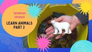 Learn animal names and noises part 2 with The Darling Toy House