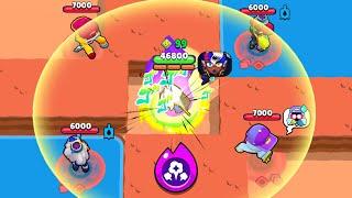 0.1 SECONDS TO SURVIVE! NOOBS SHADE, JUJU vs OP HYPERCHARGE  Brawl Stars 2024 Funny Moments ep.1595