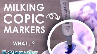 MILKING THE INK... Out of Copic Markers - ScrawlrBox Unboxing & Challenge