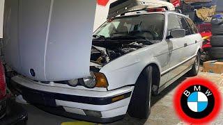 Manual 1993 BMW E34 Wagon Severe Misfire & Major Oil Leak