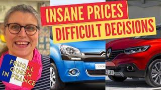 Difficult Decisions & Big Purchases - Buying a Car in France - #frugal #carbuying #kadjar #renault