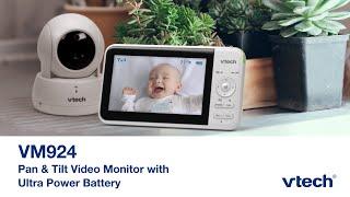 VM924 5" Video Baby Monitor with Pan & Tilt and Ultra Power Battery