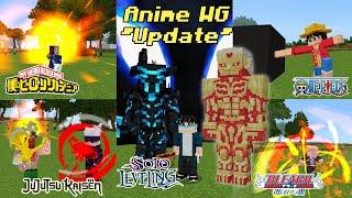 New ANIMES WG 1.5 JinWoo Update ADDON MCPE [Anime Multiverse]