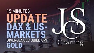 DAX, DJIA, NDX, SPX & GOLD - DIVERGENCES BUILD UP! (Learn More) — JCS-Charting