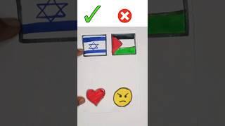 palestine flag drawing wrong right flag drawing #shorts #palestine #israel #youtubeshorts