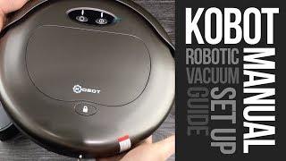 Kobot RV353 Robotic Vacuum Manual Set Up Guide | How to Set Up