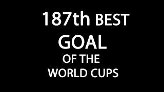 The Spanish Michel scored the 187th best goal of the World Cups against South Korea in Italy 90.