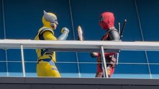 Deadpool & Wolverine Assembles At Avengers Campus