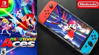 Mario Tennis Aces | Nintendo Switch OLED | Unboxing and Gameplay