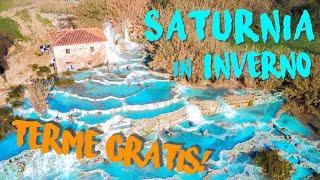 Terme libere di Saturnia – Cascate del mulino in INVERNO – Guida completa