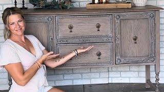 Antique Buffet Makeover