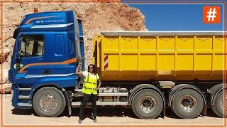 Driving in a quarry with a DAF CF 8x4 *BONUS VIDEO* | #ITSMYDRIVE