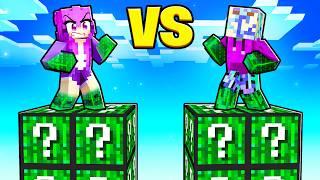 HACKER LUCKY BLOCK Tower Race in Minecraft!