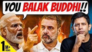 Visibly Upset PM Modi Lashes Out At Rahul Gandhi & A Disruptive Opposition | Akash Banerjee