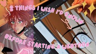 8 THINGS I WISH I'D KNOWN BEFORE STARTING A WEBTOON: WEBTOON ARTIST TALK