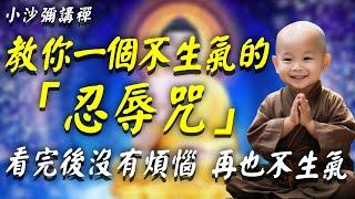 生氣罵人造口業！高僧分享：這個不生氣的「忍辱咒」，念一遍煩惱全消，從此不發脾氣！