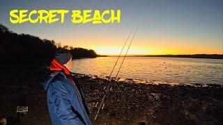 Secret beach success north wales , uk sea fishing