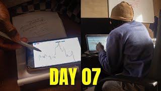 Vlog] Day 7 , learning new trading concepts , inducement & liquidity , funding , breaking bad habits