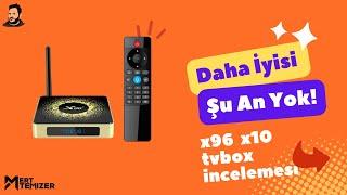 Wifi ile 1.2 Gbps Hız Alan Tvbox - X96 X10 Android Tv Box İncelemesi