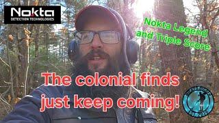 Nokta Legend and Triple Score absolutely crushing it with colonial finds!