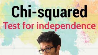 Chi-squared Test for Independence! Extensive video!