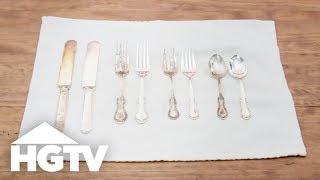 Easy DIY Silver Cleaner | HGTV