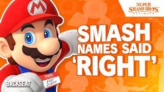 This is what mispronouncing every Smash Bros name sounds like.