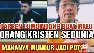 GARREN LUMOINDONG BUAT MALU ORANG KRISTEN? MAKANYA MUNDUR DARI PENDETA