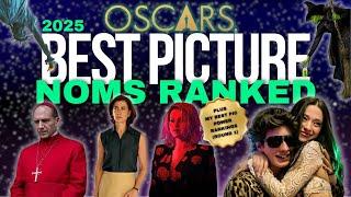 OSCARS Best Picture Nominees RANKED (2025) + My Early Best Pic POWER RANKINGS