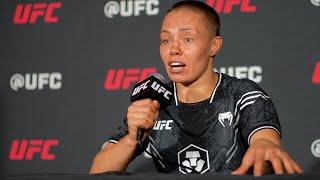 "I DON'T KNOW HOW YOU CAN BLOW OUT HALF A LB OF OXYGEN" ROSE NAMAJUNAS OFFICIAL POST FIGHT INTERVIEW