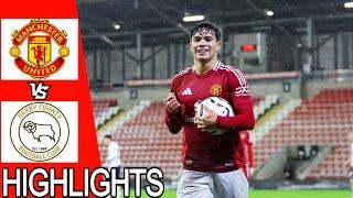 Manchester United vs Derby | WHAT A COMEBACK | All Goals & Highlight | U18 Premier League | 08-03-25