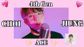 Kpop’s 4th Gen ACE, Choi Jiung!!