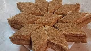 Մեղրով տորթ                                              Медовик (Медовый торт)  Honey cake