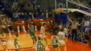 Larry Bird 47 pts vs. Portland (Left handed game)