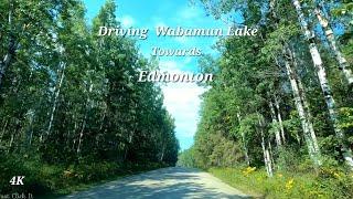 Driving - Wabamun Lake toward Edmonton, Alberta, Canada - August 2024