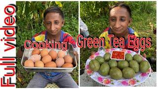 How to Cooking GREEN TEA EGGS    🪺  !