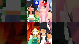 ara ara team kc team kim and team aphmau -minecraft animation #shorts