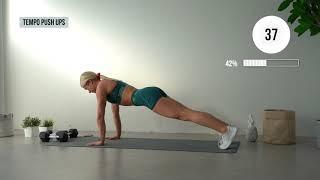 25 MIN TONED UPPER BODY With Weights - Toned Arms + Shoulders - No Repeat Home Workout