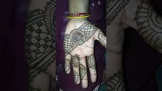 Mehandi design #simple design #practice mehandi #please #subscribe my channel ##