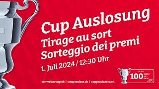 Auslosung der 1. Runde im Schweizer Cup 2024/25