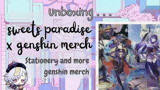 Unboxing more Genshin Goods | Sweets Paradise x Genshin Impact