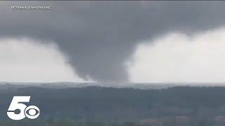 Drone video: Deadly tornado outbreak