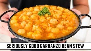 The BEST-EVER Canned Garbanzo Bean Stew | Garbanzos a la Catalana Recipe