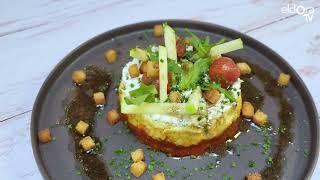 Salade de lentilles Rosana de Sauverny, Granny Smith, tomates confites