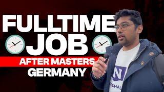 After Masters : FULL TIME JOB ( Mechanical engineering student) in Germany  2024