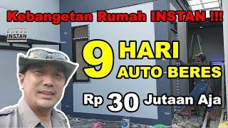 9 HARI Saja !! BANGUN Rumah INSTAN RISHA Dari NOL Rp 30 Jutaan Bisa Jadi Modal BISNIS Kontrakan