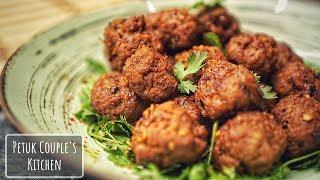  আম্মুর বানানো স্পাইসি মিট বল রেসিপি  Spicy Meatball Recipe by Mom