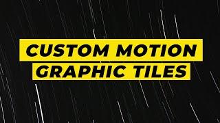 VSDC Tutorial: Custom Motion Graphic Tiles